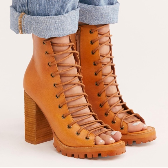 Jeffrey Campbell Shoes - Jeffrey Campbell Palermo Leather Lace Up Heels